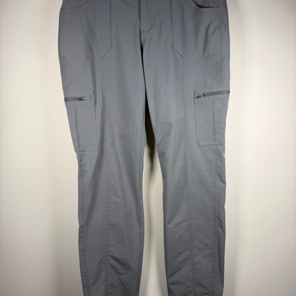 KÜHL Women's Gray Cargo Pants Size 12 Regular Fit - Outdoor Hiking
